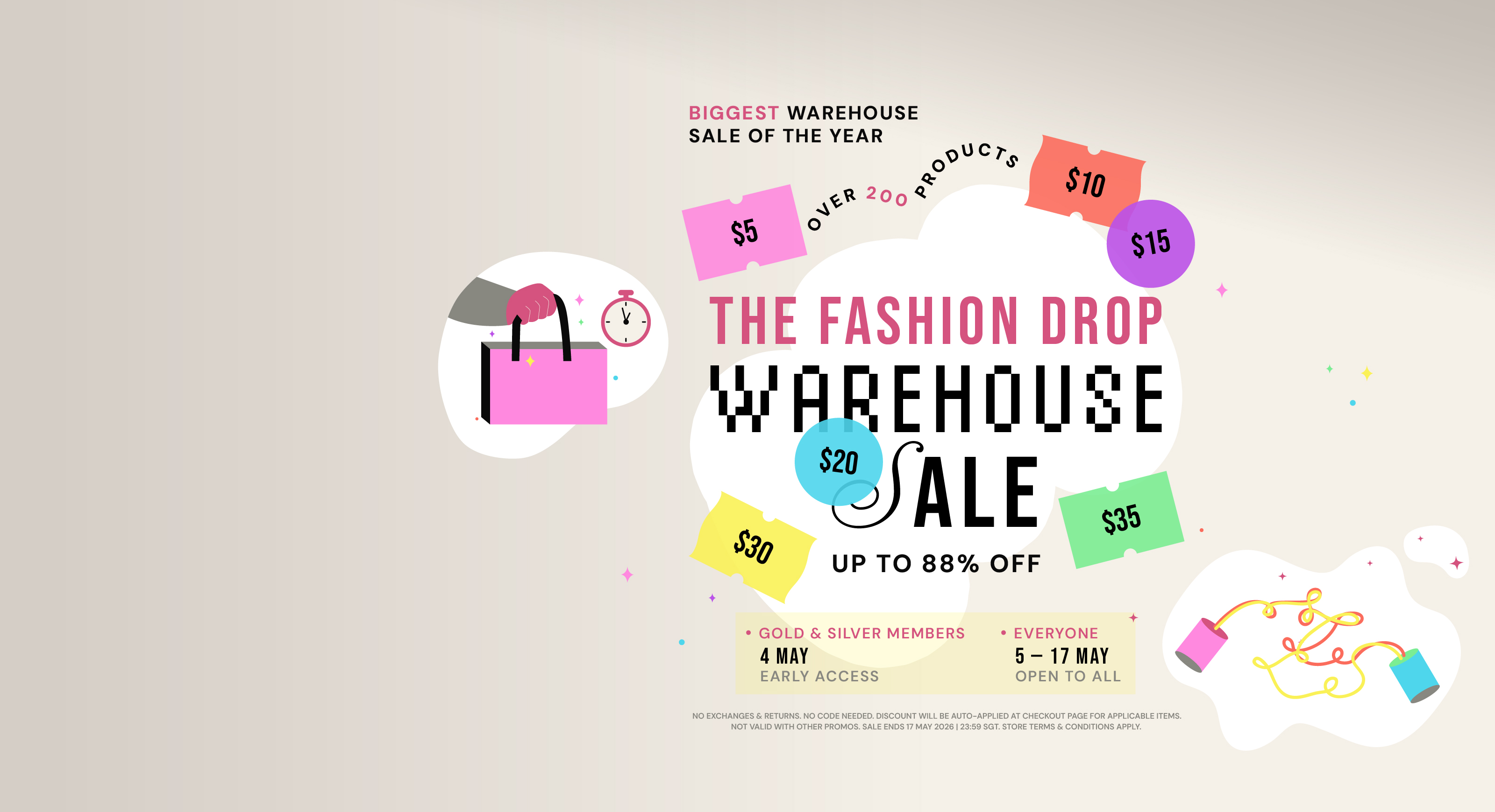 The Fashion Drop Warehouse Sale