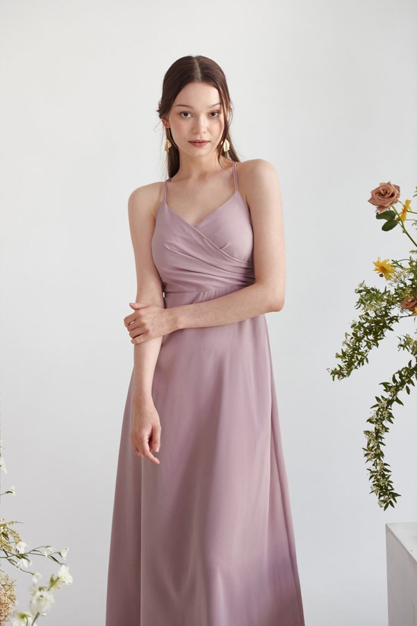 Forever Is Now Padded Dress (Mauve)