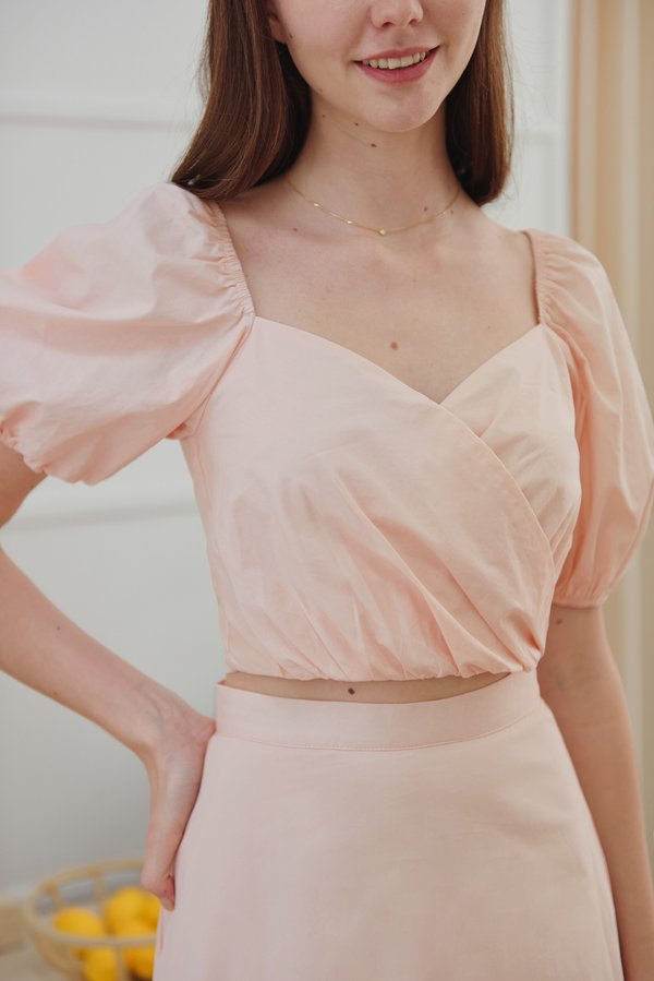 Lovey 2-Way Top (Peach Pink)