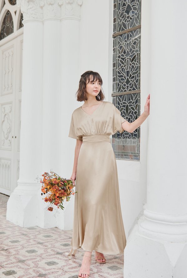 Meant To Be Dress (Light Gold)