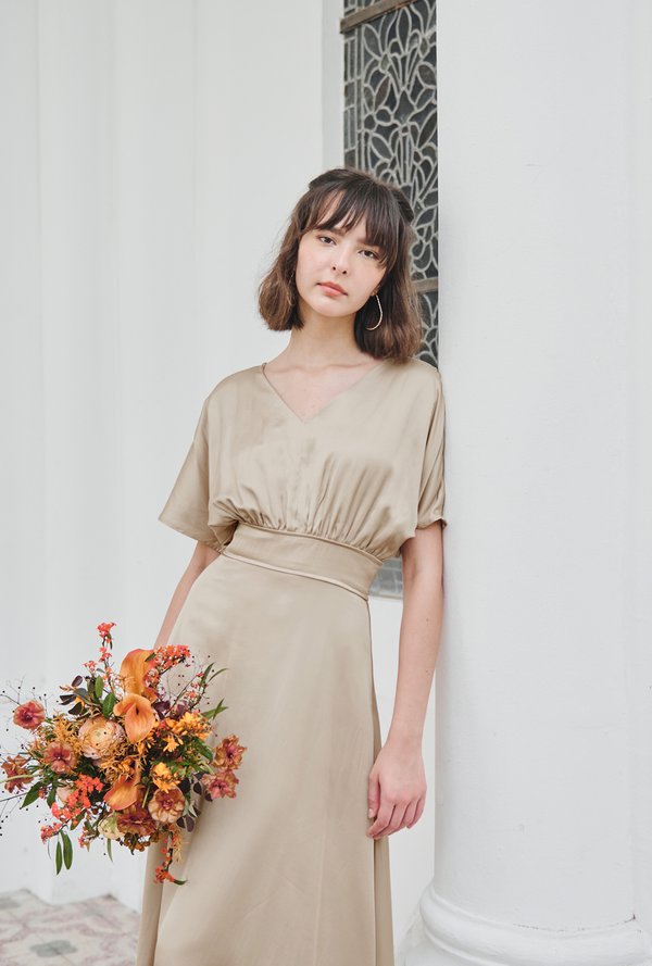 Meant To Be Dress (Light Gold)