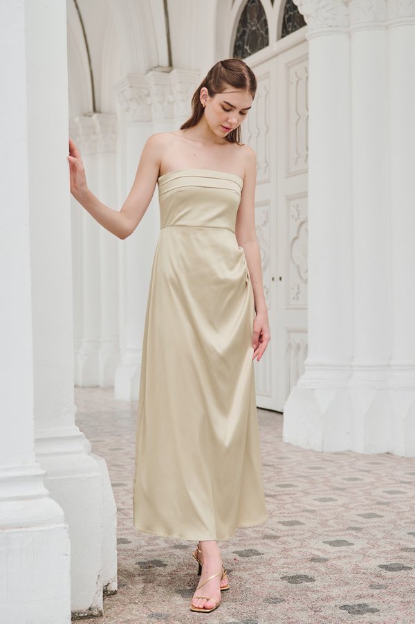 Momentous Convertible Dress (Light Gold)