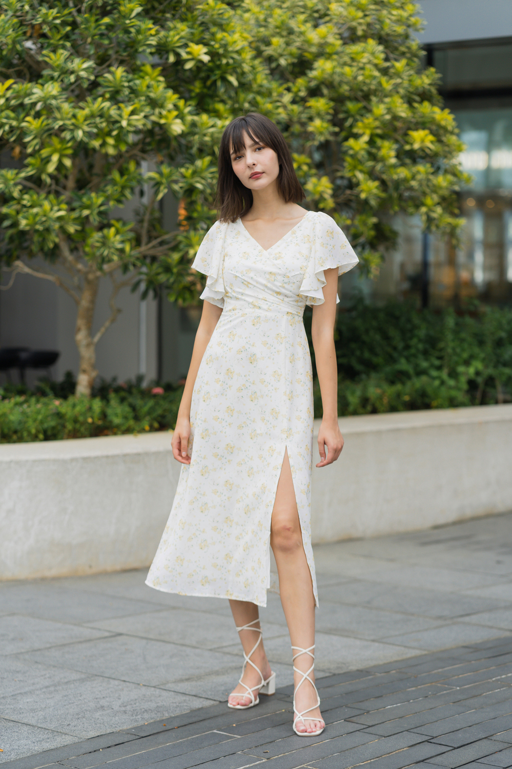 Cream day dress sales