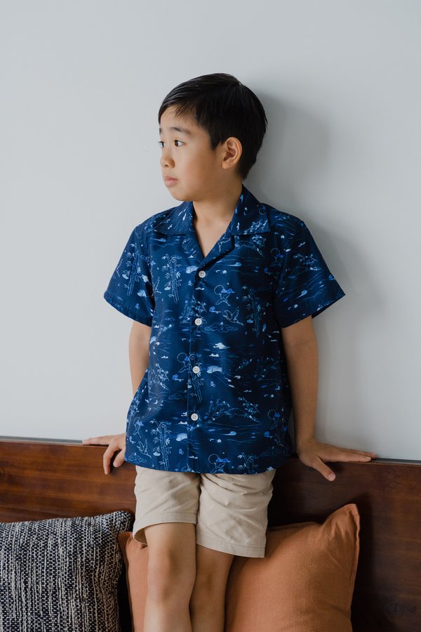 Fengshui Fortune Junior Shirt (Navy)