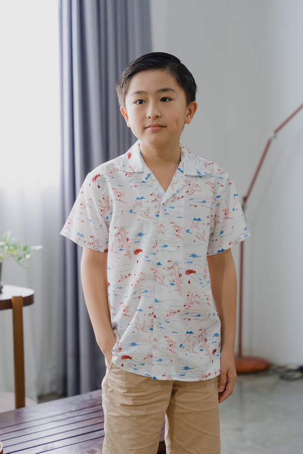 Fengshui Fortune Junior Shirt (Ivory)