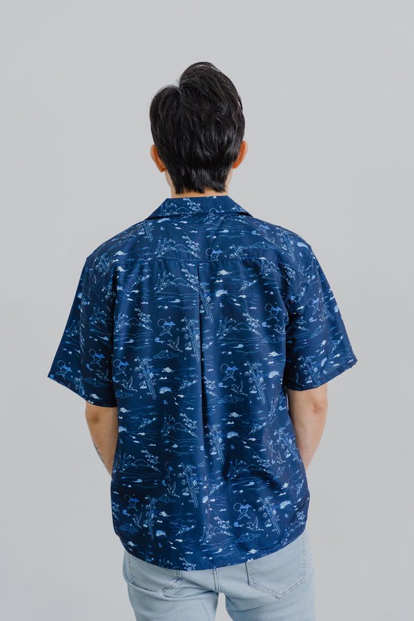 Fengshui Fortune Shirt (Navy)