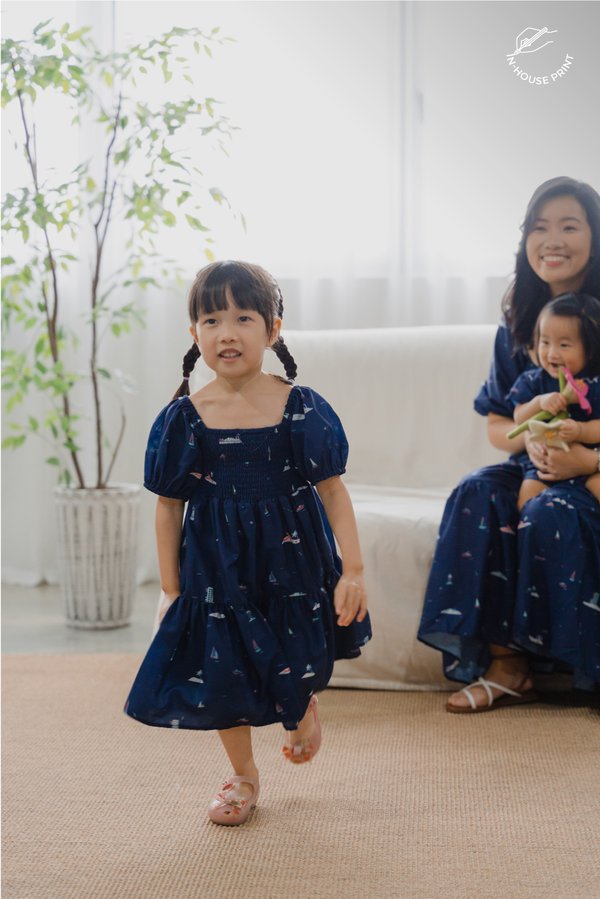 Gong Xi By The Bay Junior Dress (Navy)