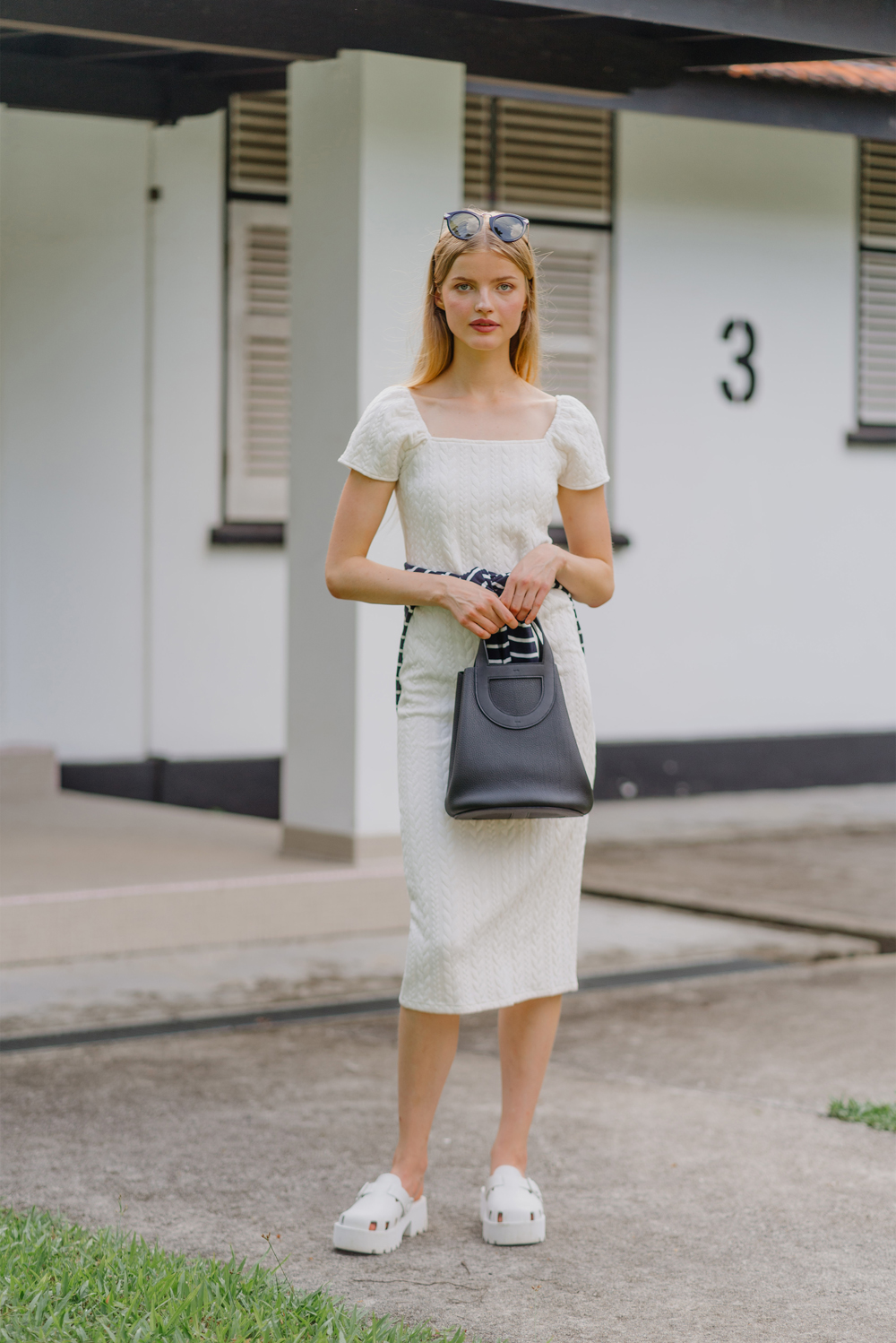 Twine And Define Dress (White) The Thread Theory