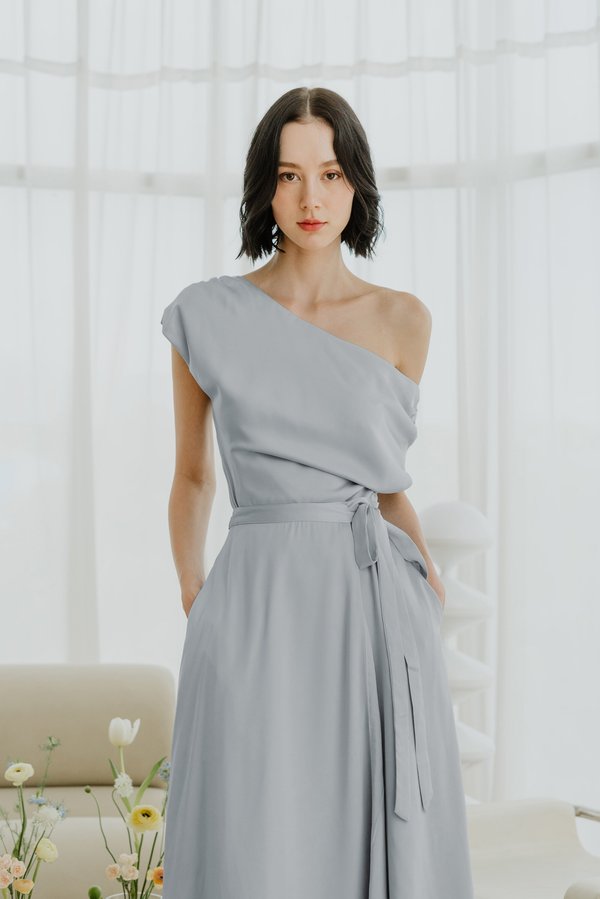 Falling For You Top (Silver Blue)