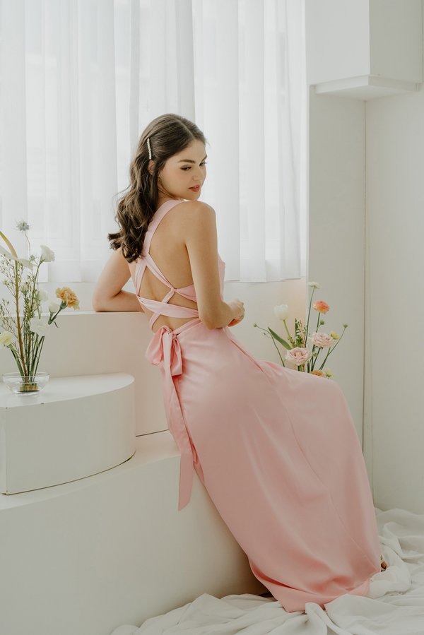 Finding Love In A Storm Dress (Light Pink)