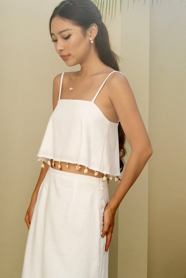 Shell Belle Top (White)