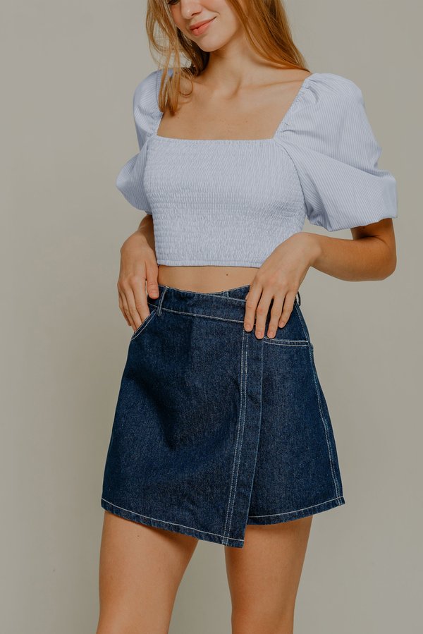 Jeansetter Skorts (Dark Wash)