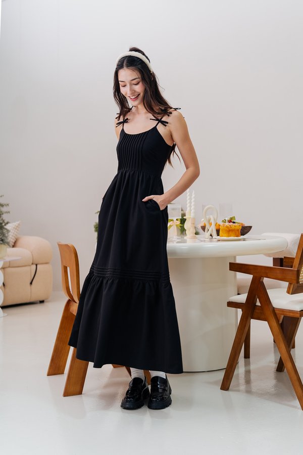 Bows For Breakfast Dress (Black)