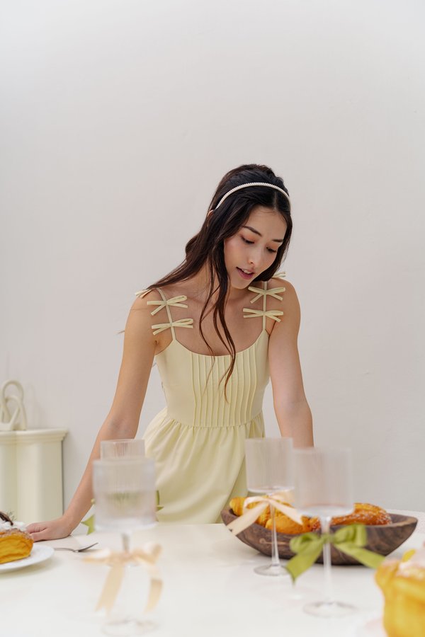 Bows For Breakfast Dress (Yellow)