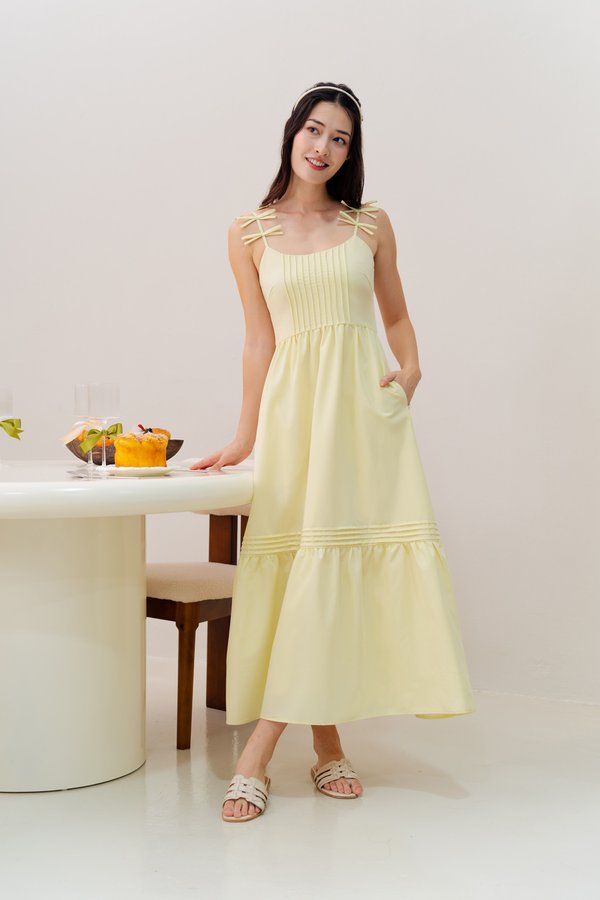 Bows For Breakfast Dress (Yellow)