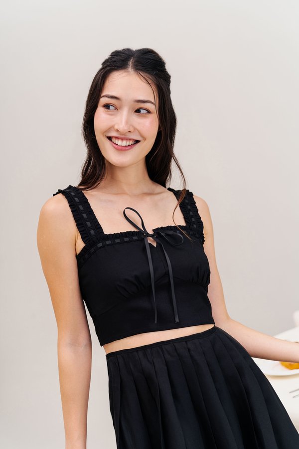 Coquette Charm Top (Black)