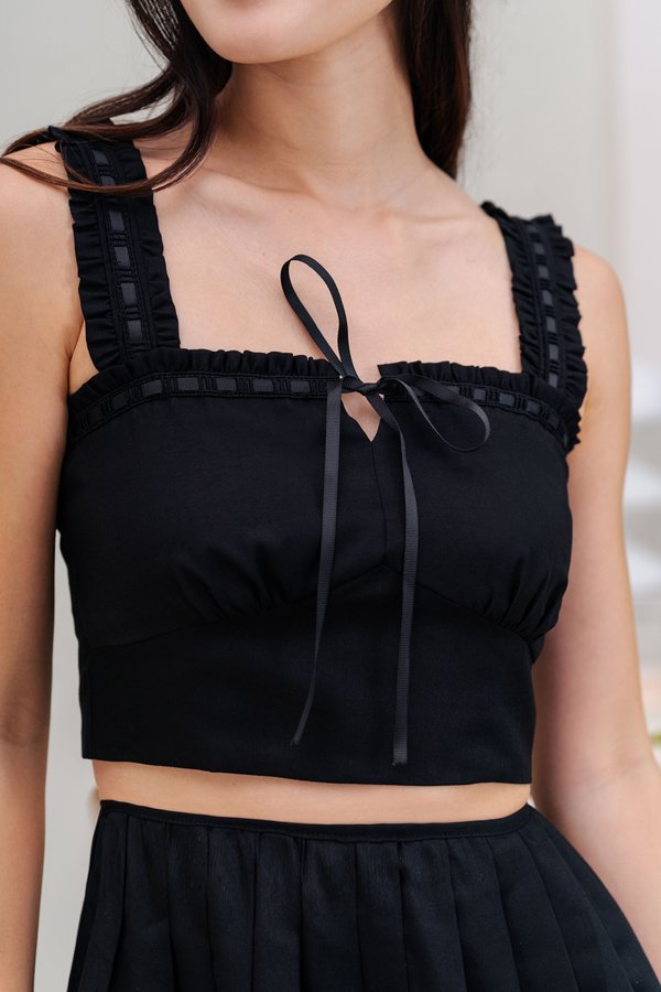 Coquette Charm Top (Black)