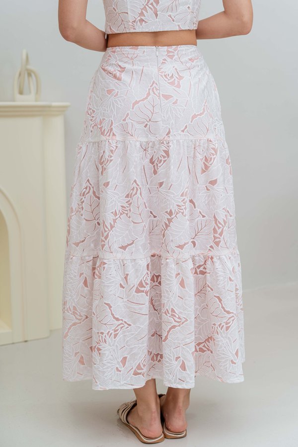 East Of Eden Maxi Skirt (Light Pink)