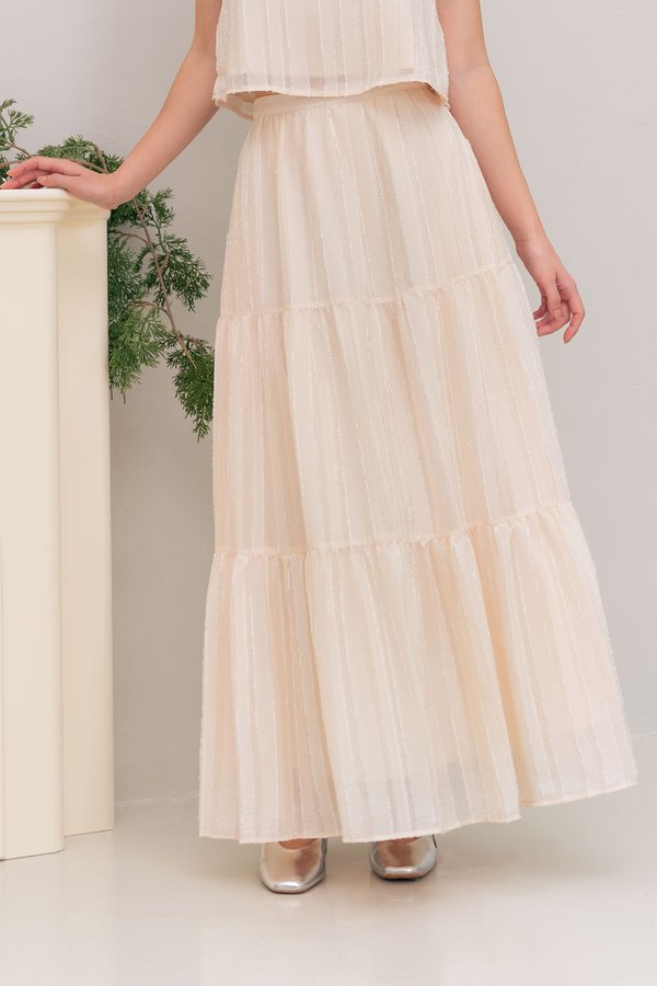 Songbird Maxi Skirt (Cream)