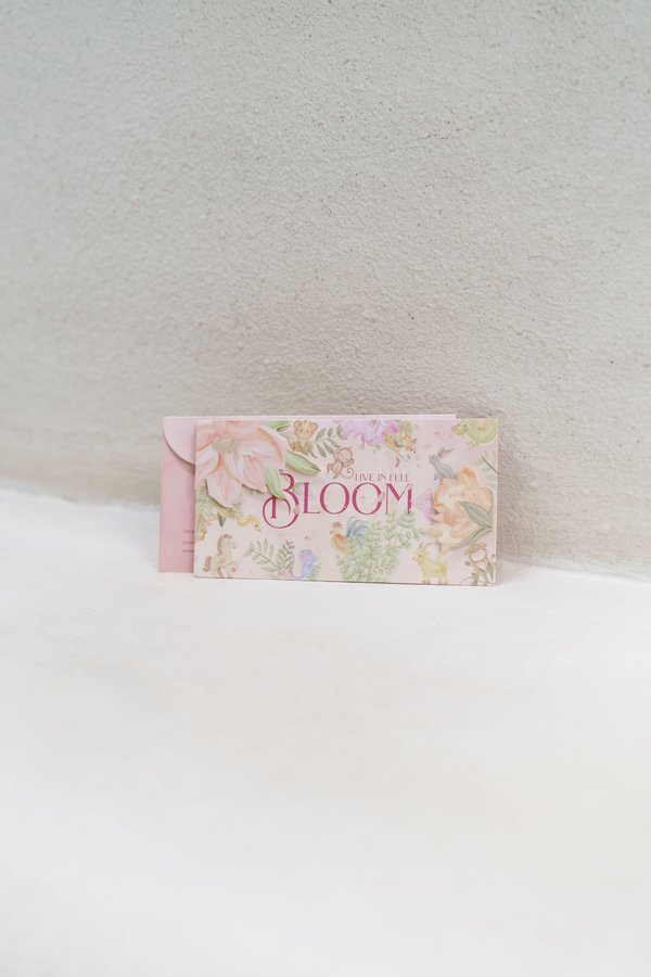 FREE Live In Full Bloom Ang Bao (1 Pack of 5) - $128 Spent on CNY collection