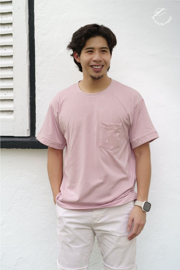 [TT x Ling Lin] Dreamweavers Pocket Tee (Transcendent Pink)