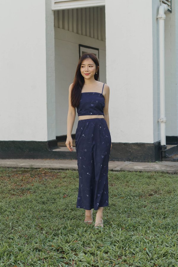 [TT x Ling Lin] Dreamweavers Midi Skirt (Future Dusk)