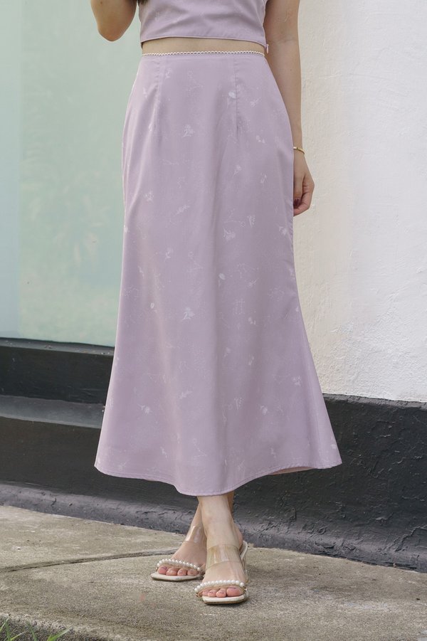 [TT x Ling Lin] Dreamweavers Midi Skirt (Transcendent Pink)