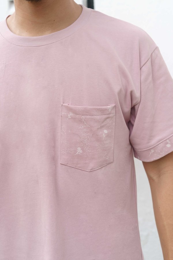 [TT x Ling Lin] Dreamweavers Pocket Tee (Transcendent Pink)