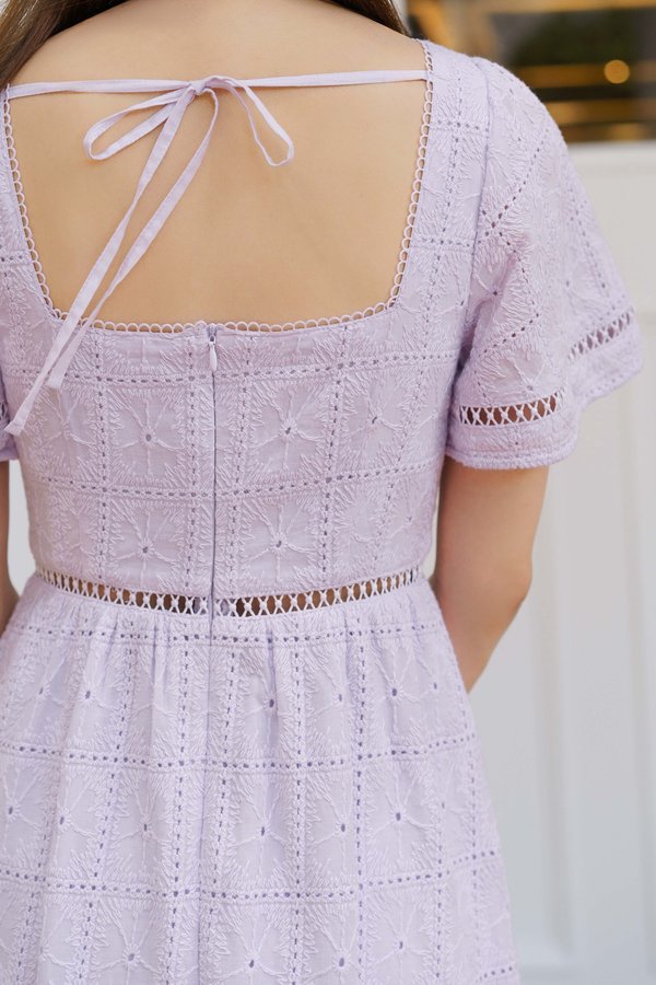 Enchanted Steps Maxi Dress (Lilac)