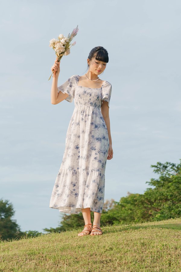 Meadow Mademoiselle Dress (Indigo Grey)