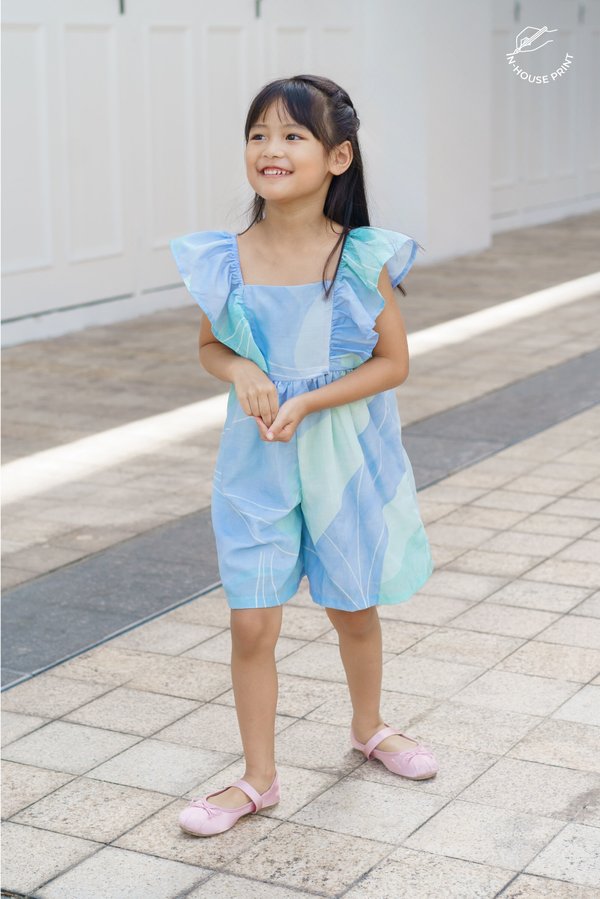 Painted Pathways Junior Romper (Ocean)