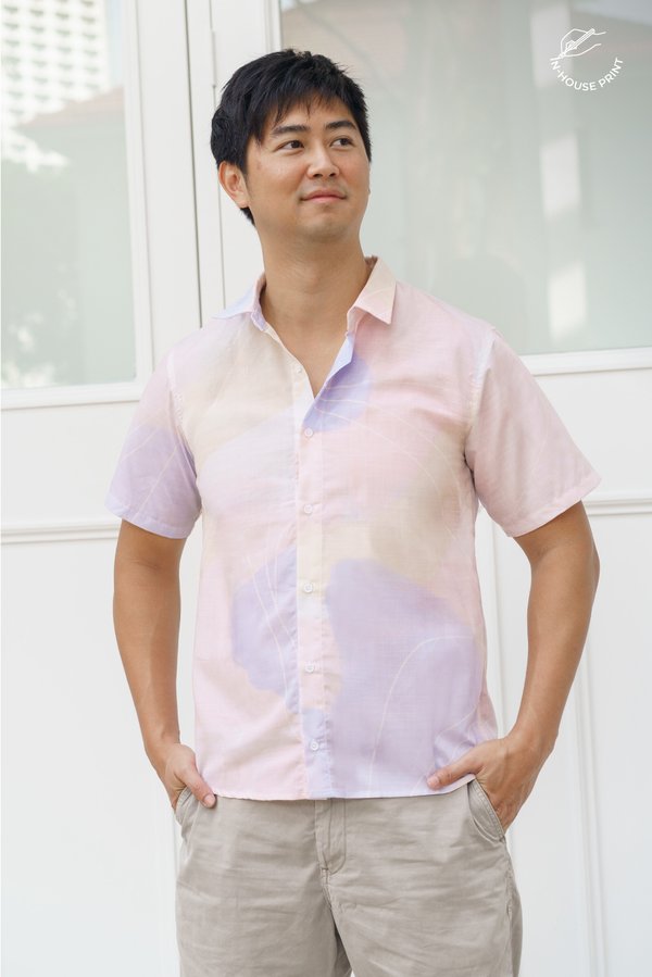 Painted Pathways Shirt (Rose Serenity)