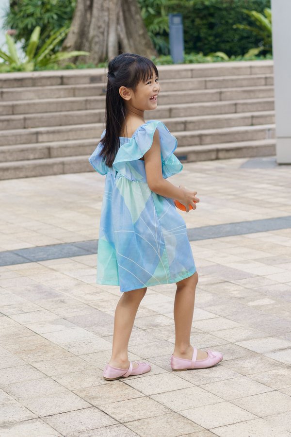 Painted Pathways Junior Romper (Ocean)
