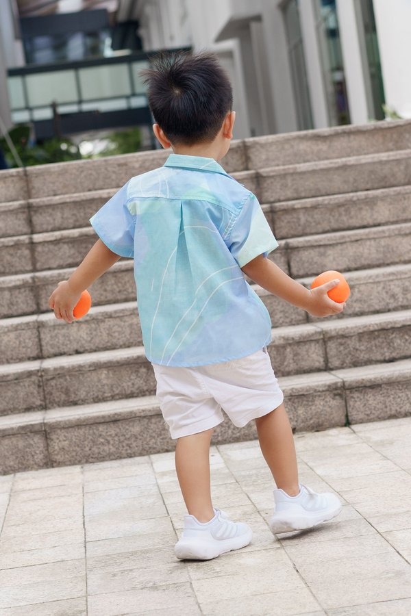 Painted Pathways Junior Shirt (Ocean)
