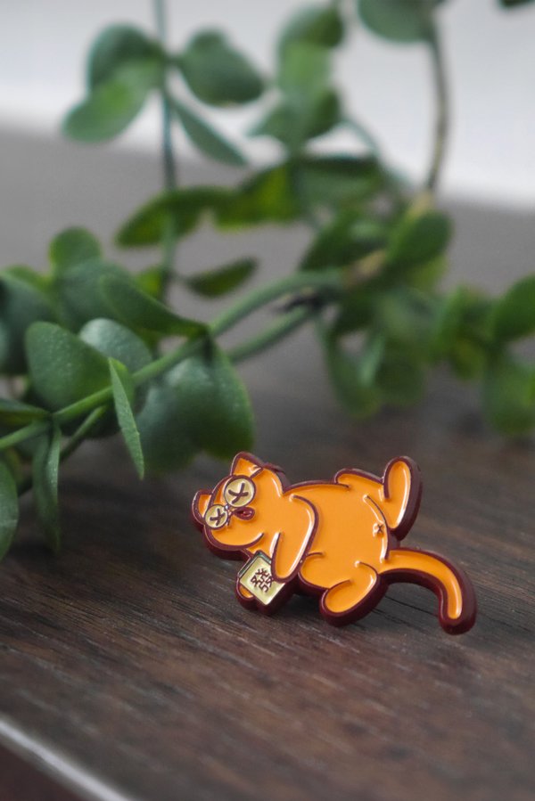 [CNY SPECIAL] Tile Guard 発守 Cat Enamel Pin