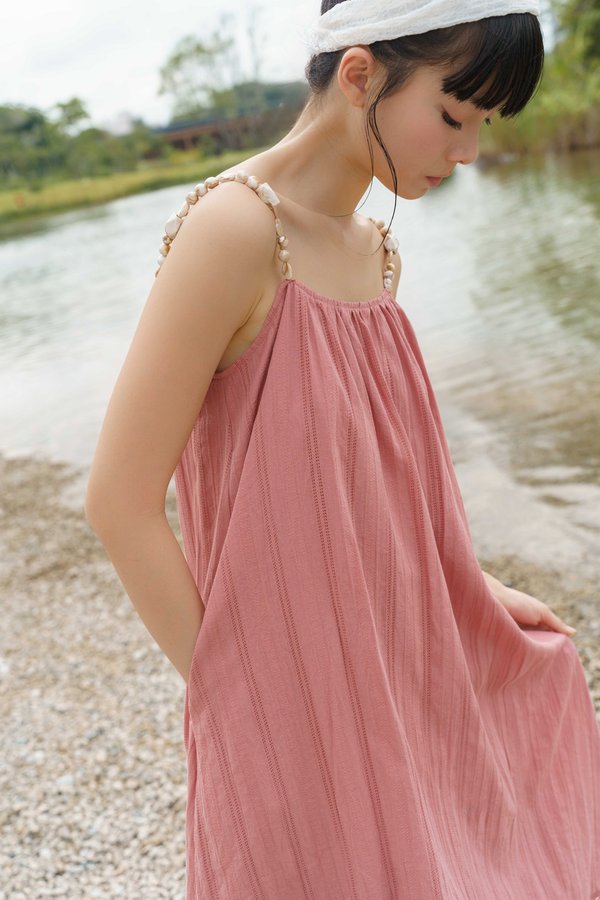 Dockside Darling Dress (Rosewood)