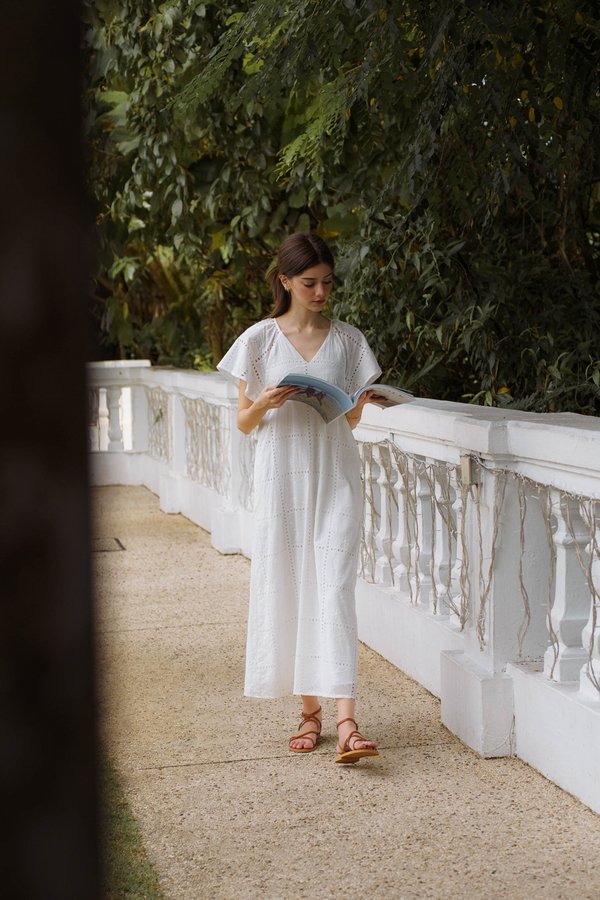 Memories of Monet Dress (White)