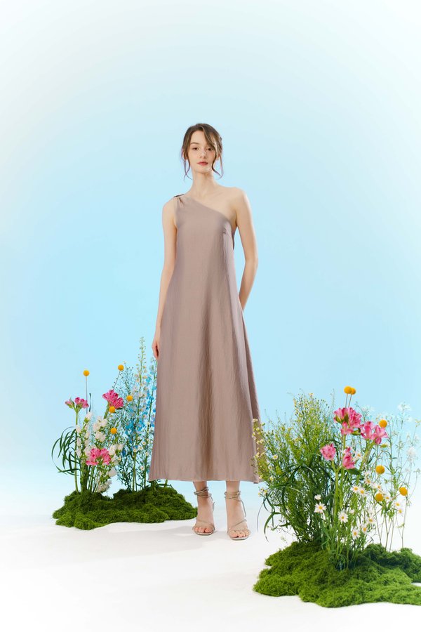 First Dance Convertible Scarf Dress (Pink Latte)