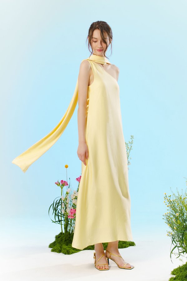 First Dance Convertible Scarf Dress (Yellow)