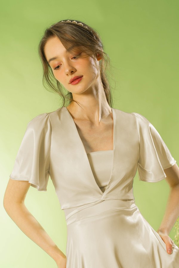 Perfect Harmony Convertible Outerwear (Light Gold)