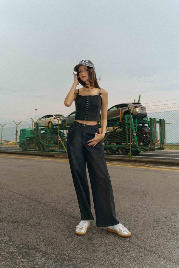 Level Denim Jeans (Black Wash)