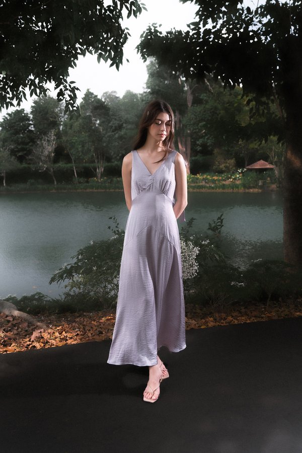 Love Story Bow Tie Dress (Lavender)