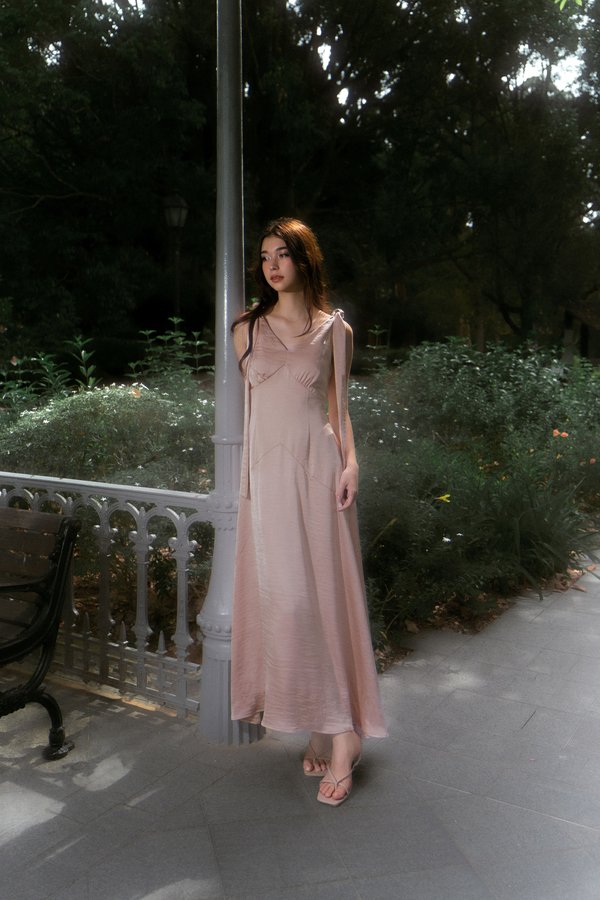 Love Story Bow Tie Dress (Pink)