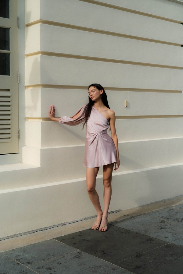 Aurelia Toga Romper (Light Pink)