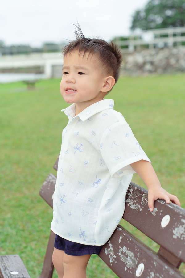 Carousel Keepsake Junior Shirt (Powder Blue)