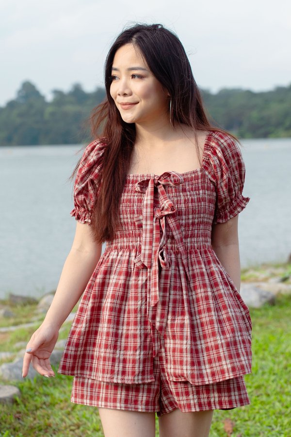 Classic Keepsake 2-Piece Set (Red Plaid)