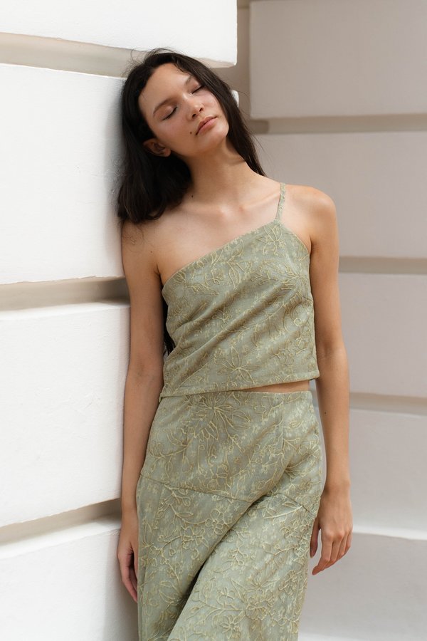 Luna Toga Top (Meadowland Green)