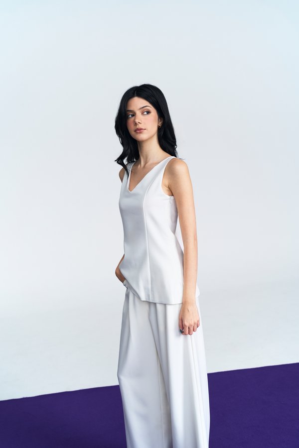 Double Shift Reversible Top (White)