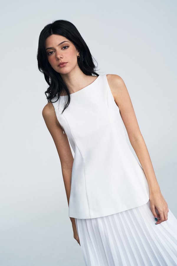 Double Shift Reversible Top (White)