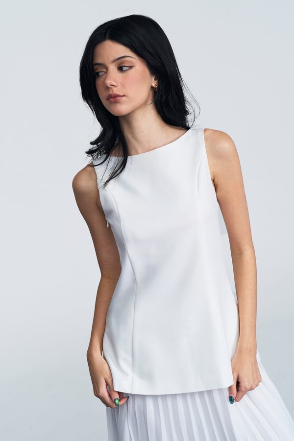 Double Shift Reversible Top (White)
